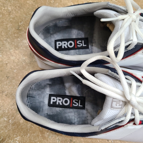 FootJoy FJ Pro SL Leather Waterproof Golf Shoes Size 11.5 XW - Picture 6 of 10